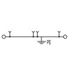 Weidmuller Terminal Block Clamp 2 Poles 24A 2.5Mm   Green / 1989890000